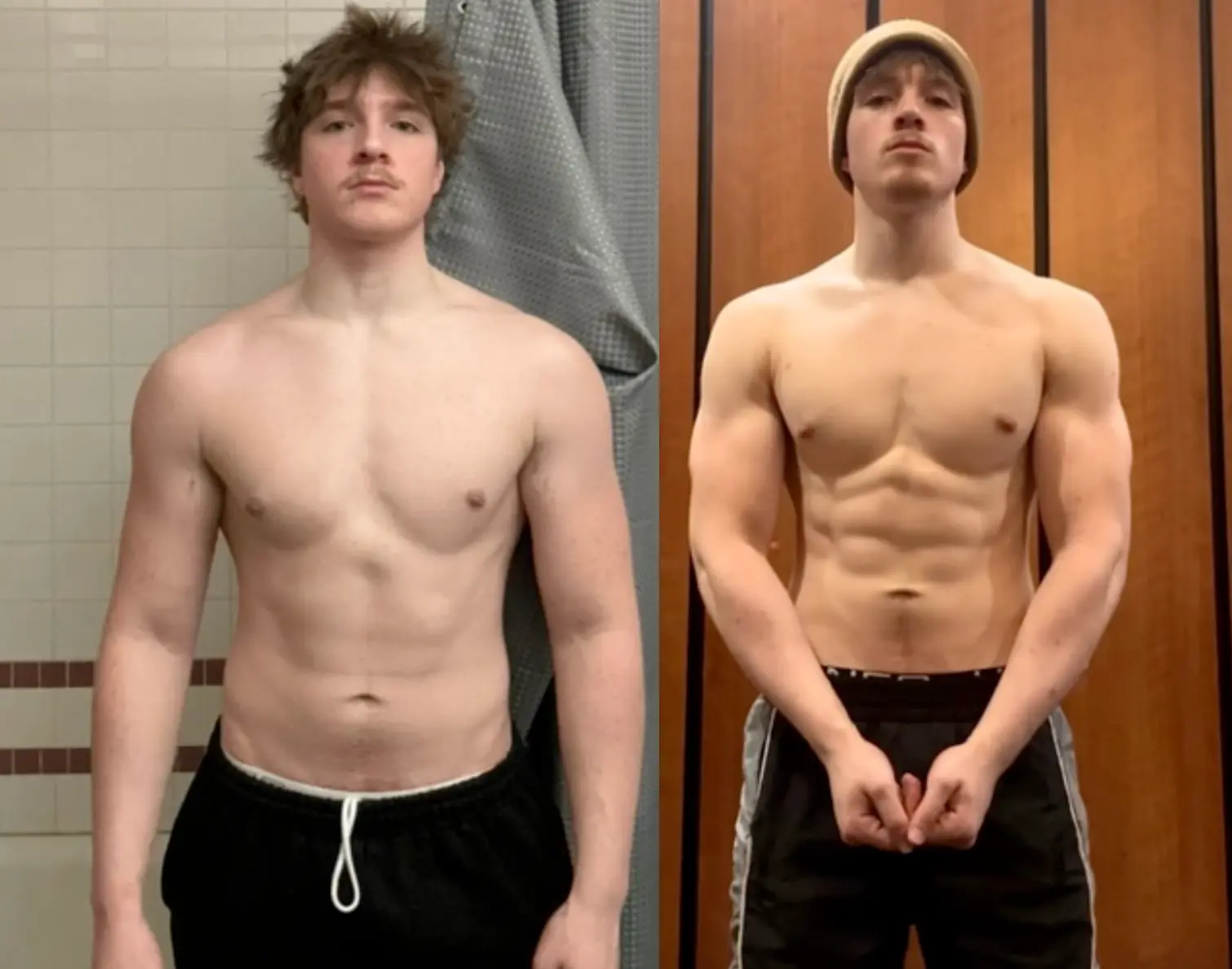 Tristan's eight-week physique transformation